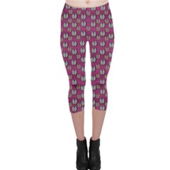 Sweet Fury Cats On Color Capri Leggings  by pepitasart