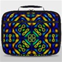 Pattern Geometric Glow Colors Lines Seamless Full Print Lunch Bag View1