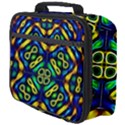 Pattern Geometric Glow Colors Lines Seamless Full Print Lunch Bag View4