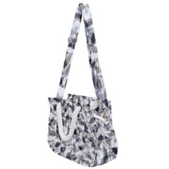 Leaves Pattern Colors Nature Design Rope Handles Shoulder Strap Bag