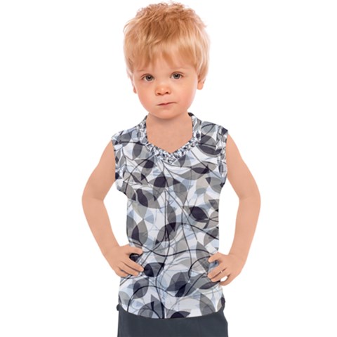 Leaves Pattern Colors Nature Design Kids  Mesh Tank Top by Vaneshart