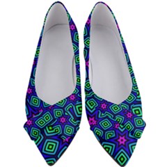 Seamless Pattern Pattern Purple Stars Women s Bow Heels