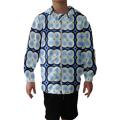 Pattern Design Art Scrapbooking Geometric Cubes Kids  Hooded Windbreaker by Vaneshart