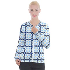 Pattern Design Art Scrapbooking Geometric Cubes Casual Zip Up Jacket by Vaneshart