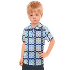 Pattern Design Art Scrapbooking Geometric Cubes Kids  Polo Tee