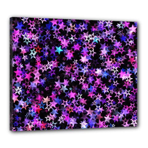 Christmas Paper Star Texture Canvas 24  X 20  (stretched) by Vaneshart