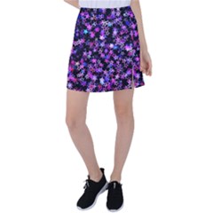 Christmas Paper Star Texture Tennis Skirt