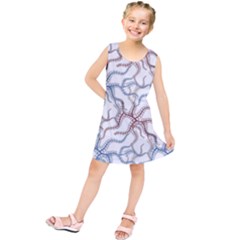 Pearl Pattern Floral Design Art Digital Seamless Kids  Tunic Dress by Vaneshart