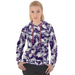 Leaves Pattern Colors Nature Design Women s Overhead Hoodie