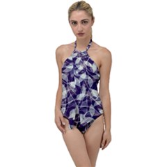 Leaves Pattern Colors Nature Design Go With The Flow One Piece Swimsuit