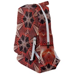 Star Pattern Red Abstract Travelers  Backpack by Vaneshart