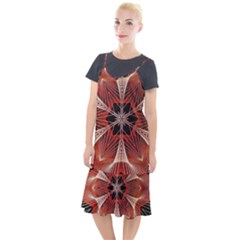 Star Pattern Red Abstract Camis Fishtail Dress by Vaneshart