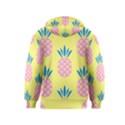 Summer Pineapple Seamless Pattern Kids  Zipper Hoodie View2