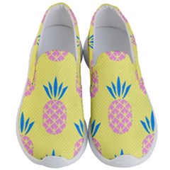 Summer Pineapple Seamless Pattern Men s Lightweight Slip Ons by Sobalvarro