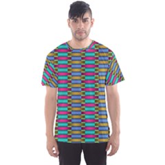 Seamless Tile Pattern Men s Sports Mesh Tee