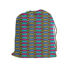 Seamless Tile Pattern Drawstring Pouch (xl)