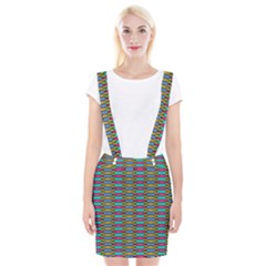 Seamless Tile Pattern Braces Suspender Skirt