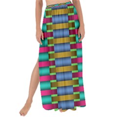 Seamless Tile Pattern Maxi Chiffon Tie-up Sarong