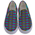 Seamless Tile Pattern Kids  Canvas Slip Ons View1