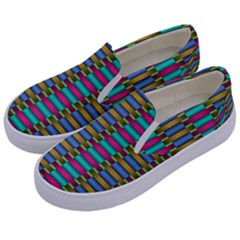 Seamless Tile Pattern Kids  Canvas Slip Ons