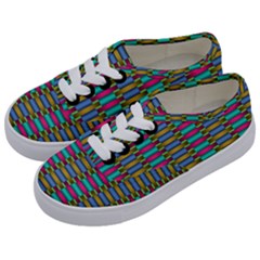 Seamless Tile Pattern Kids  Classic Low Top Sneakers by HermanTelo