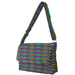 Seamless Tile Pattern Full Print Messenger Bag (s) by HermanTelo