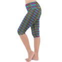 Seamless Tile Pattern Lightweight Velour Cropped Yoga Leggings View2