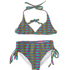 Seamless Tile Pattern Kids  Classic Bikini Set