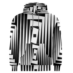 Background Black White Design Men s Pullover Hoodie