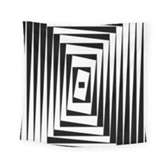 Background Black White Design Square Tapestry (small)