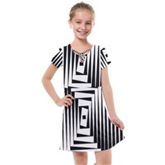 Background Black White Design Kids  Cross Web Dress by Mariart