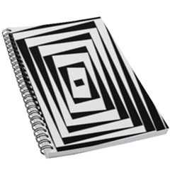 Background Black White Design 5 5  X 8 5  Notebook