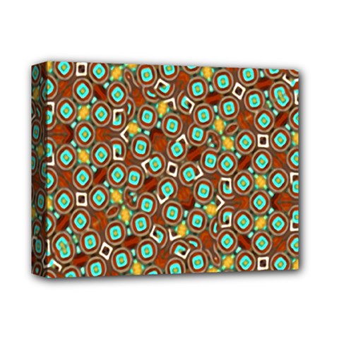 Colorful Modern Geometric Print Pattern Deluxe Canvas 14  X 11  (stretched) by dflcprintsclothing