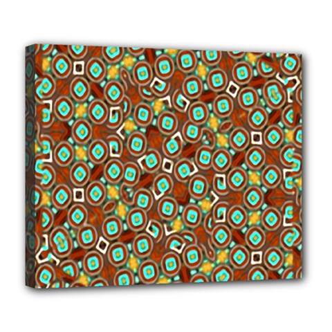 Colorful Modern Geometric Print Pattern Deluxe Canvas 24  X 20  (stretched) by dflcprintsclothing