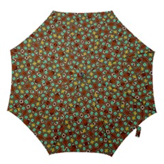 Colorful Modern Geometric Print Pattern Hook Handle Umbrellas (large) by dflcprintsclothing