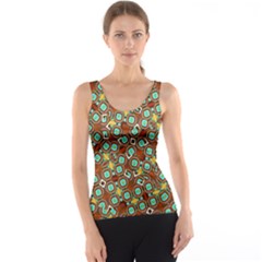 Colorful Modern Geometric Print Pattern Tank Top by dflcprintsclothing