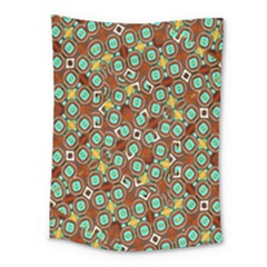 Colorful Modern Geometric Print Pattern Medium Tapestry by dflcprintsclothing