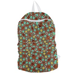 Colorful Modern Geometric Print Pattern Foldable Lightweight Backpack by dflcprintsclothing