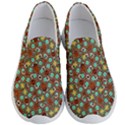 Colorful Modern Geometric Print Pattern Men s Lightweight Slip Ons View1