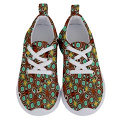 Colorful Modern Geometric Print Pattern Running Shoes by dflcprintsclothing