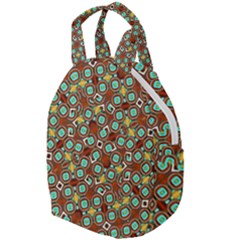 Colorful Modern Geometric Print Pattern Travel Backpacks by dflcprintsclothing