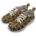 Colorful Modern Geometric Print Pattern Kids Athletic Shoes View2