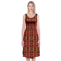 Ab 102 1 Midi Sleeveless Dress by ArtworkByPatrick