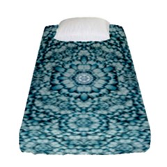 Paradise Flowers In Lovely Colors Fitted Sheet (single Size) by pepitasart