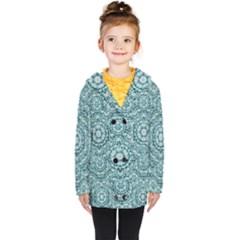 Paradise Flowers In Lovely Colors Kids  Double Breasted Button Coat by pepitasart