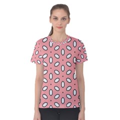 Pink Background Texture Women s Cotton Tee