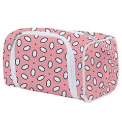 Pink Background Texture Toiletries Pouch