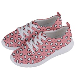 Pink Background Texture Women s Lightweight Sports Shoes