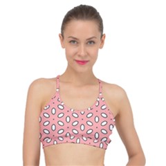 Pink Background Texture Basic Training Sports Bra