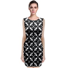 Abstract Background Arrow Classic Sleeveless Midi Dress